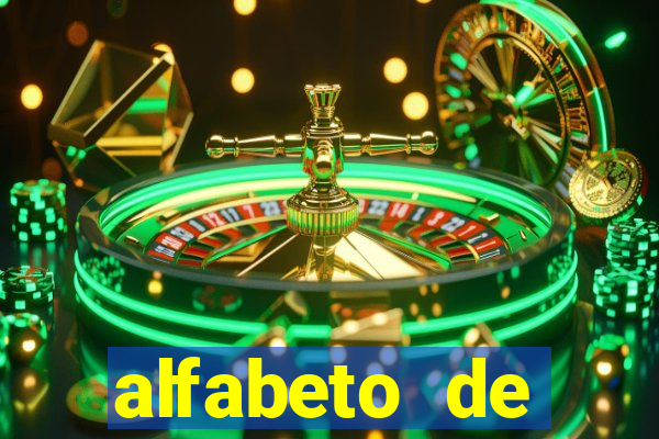 alfabeto de caligrafia bonita